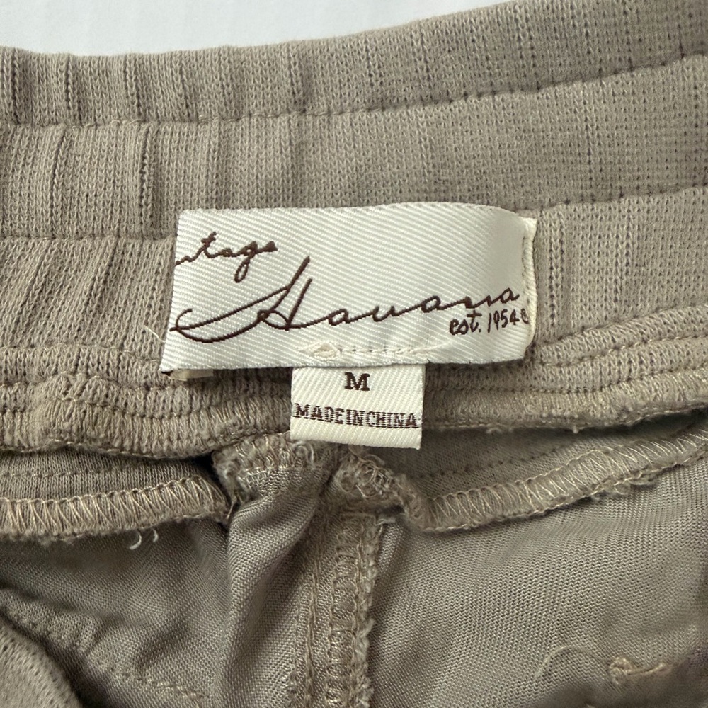 Habana Taupe Knit Waistband Pants - Brand Tag Visible